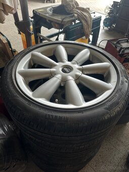 Alu R18 5x112, orig. Mini Cooper S letné pneu 225/45 - 2
