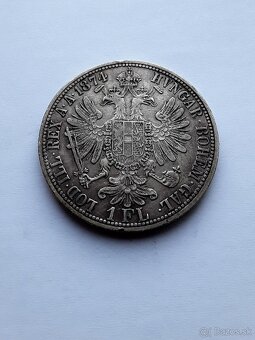 Zlatnik 1874, vzacny PREDANY - 2