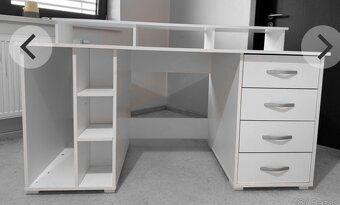 Písací ( študentský) stôl biely - 2