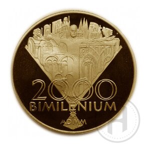 Kupim 10000sk Bimilenium rok 2000 zlata minca - 2