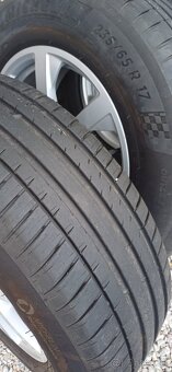 AUDI Q5, 5x112 r17 letné pneu Michelin 235/65 17 - 2