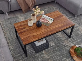 Konferenčný stolík palisander 110 cm - 2