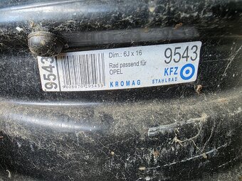 Plechové disky opel r16 - 2