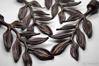 Kovové koncovky na garnižovú tyč "stromčeky" - 2