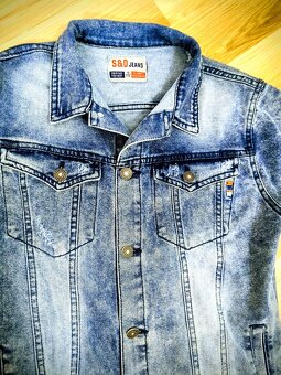 CHLAPČENSKÁ RIFLOVÁ BUNDA takmer NOVÁ č.170-176 - 2