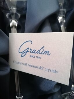 2 poháre Swarovski - 2