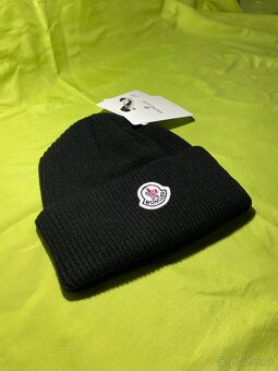 Moncler Čierna Čiapka - 2