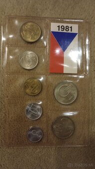 Sada obežných mincí ČSSR 1986 - 2