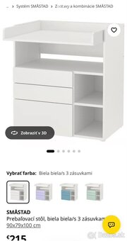 Predám prebalovaci pult. - 2