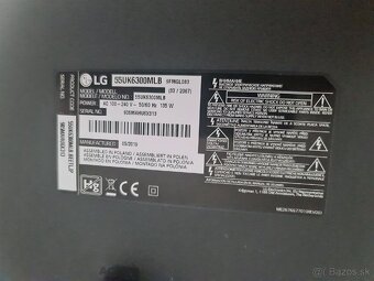 Predám smart tv LG 4K 55UK6300MLB 55" - 2