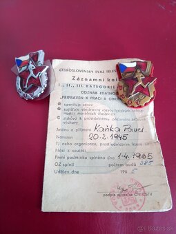 Odznak BSP a preukaz - 2