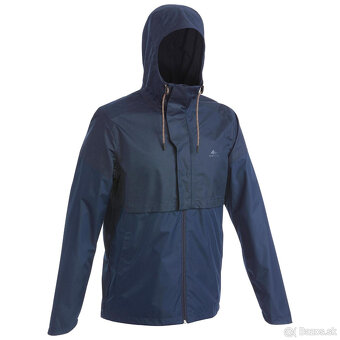 Pánska nepremokavá turistická bunda Quechua NH500, L - 2