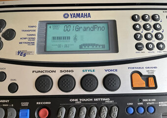 Yamaha PSR-340 set s taškou, adaptérom, bat. aj disketou - 2