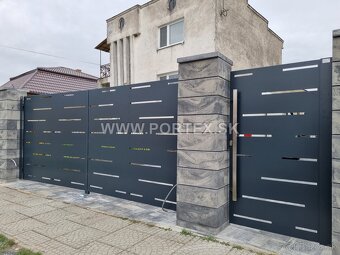 Hliníkové a železné brány na mieru - 2