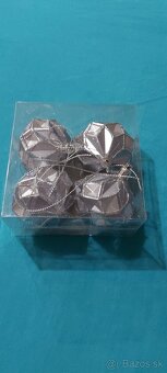 Strieborné vianočné gule - 2