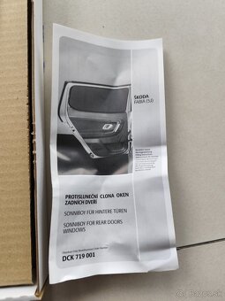 Skoda Fabia II slnečne clony - 2
