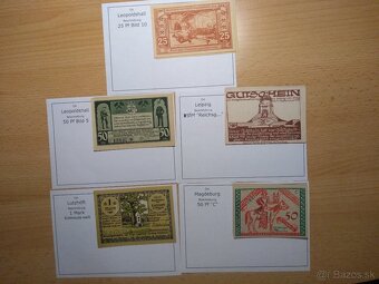 Notgeld bankovky - 2