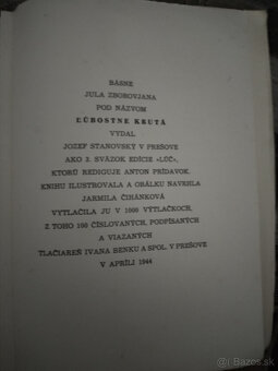 Julo Zborovjan - zbierka básní - 2