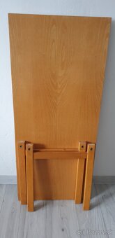 Skladací stôl 58x132x56cm - 2