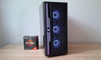 Herný pc 6jadro Ryzen 5 5500 3,60ghz/16GB/NVME/RTX4060TI - 2