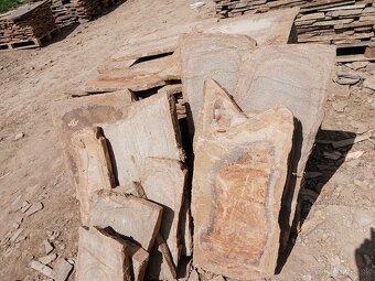 Štiepenie kameň pieskovec - 2