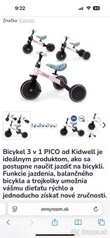 Bicykel 3v1 - 2