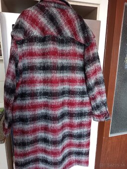 Dámsky kabát bordová - 2