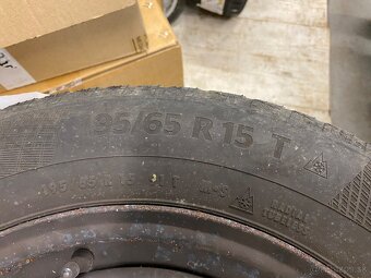 Plechove disky + zimne pneu Skoda Octavia - 2