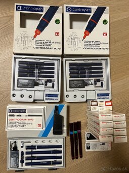 Technické perá Rotring a Centropen - 2