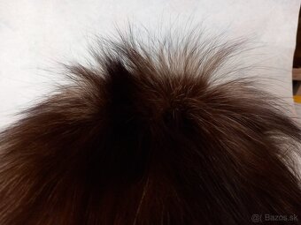 Kožušinová čiapka tmavá - 2