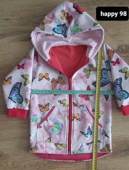 Bunda, 98/104, tepla+prechodna softshel - 2