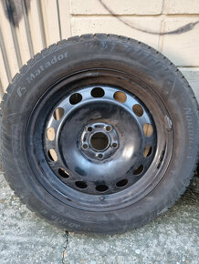 Zimné pneu 195/60 R16 + plech disky 5x112 6Jx16 H2 ET35 - 2
