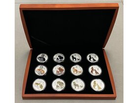Lunárna Séria III. 5x 1 oz farebné mince 10.710 ks - 2