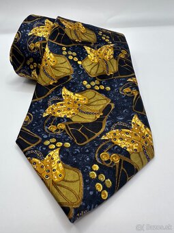 Pánska luxusná kravata so šatkou do saka LANVIN - 2