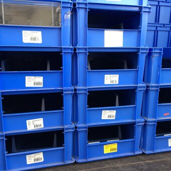 Velke Stohovacie plastove bedne do dielne skladu 40x60x23 - 2