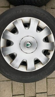 Predám kolesá 195/65 R15 spolu s krytmi - 2
