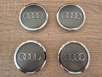 Puklicky AUDI kryty diskov krytky na kolesa disky - 2