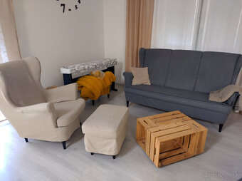 suprava ikea strandmon siva bezova alebo zlta - 2