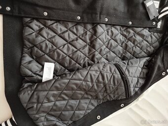 Nová bunda Oldschool College Jacket blk/wht veľkosť L - 2