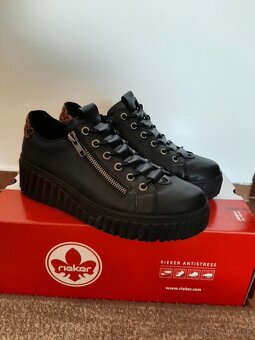 Prechodná dámska kožená obuv.vel-38 - 2