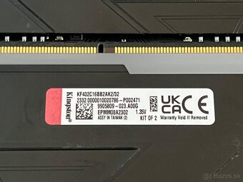 REZERVOVANÉ Kingston RAM DDR4 3200Mhz 32GB RGB - 2