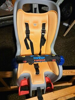 Predám detskú zadnú sedačku na bicykel TOPEAK - 2