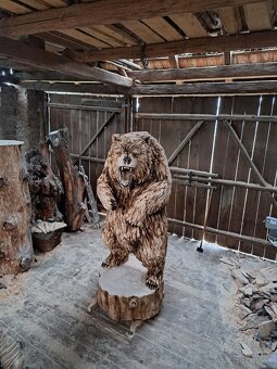 Drevorezba medved z dreva - 2