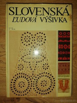 Kniha-Slovenské výšivky. - 2