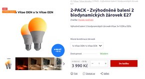 Vitae 3v1 DEN E27 biodynamická žiarovka Hynek Medřický - 2