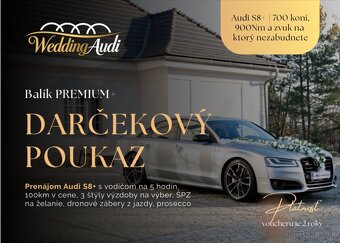 WeddingAudi - Svadobné Audi S8 Plus | 700 koní & 900 Nm - 2