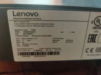 Lenovo all in one s s miskou a klavestnicou - 2