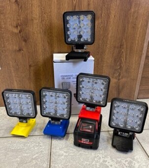 LED pracovne svetlo na baterky aku náradia - 2