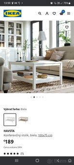 Konferenčný stolík IKEA - 2