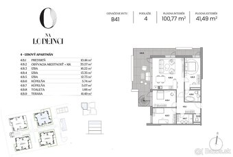 4-IZBOVÝ APAR. 141 M² NA LODENICI S TERASOU A 25 M BAZÉNOM - 2